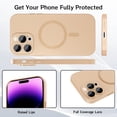 thumbnail image 3 of Funda magnética ankofave para iPhone 15 Pro Max Champagne, 3 of 7