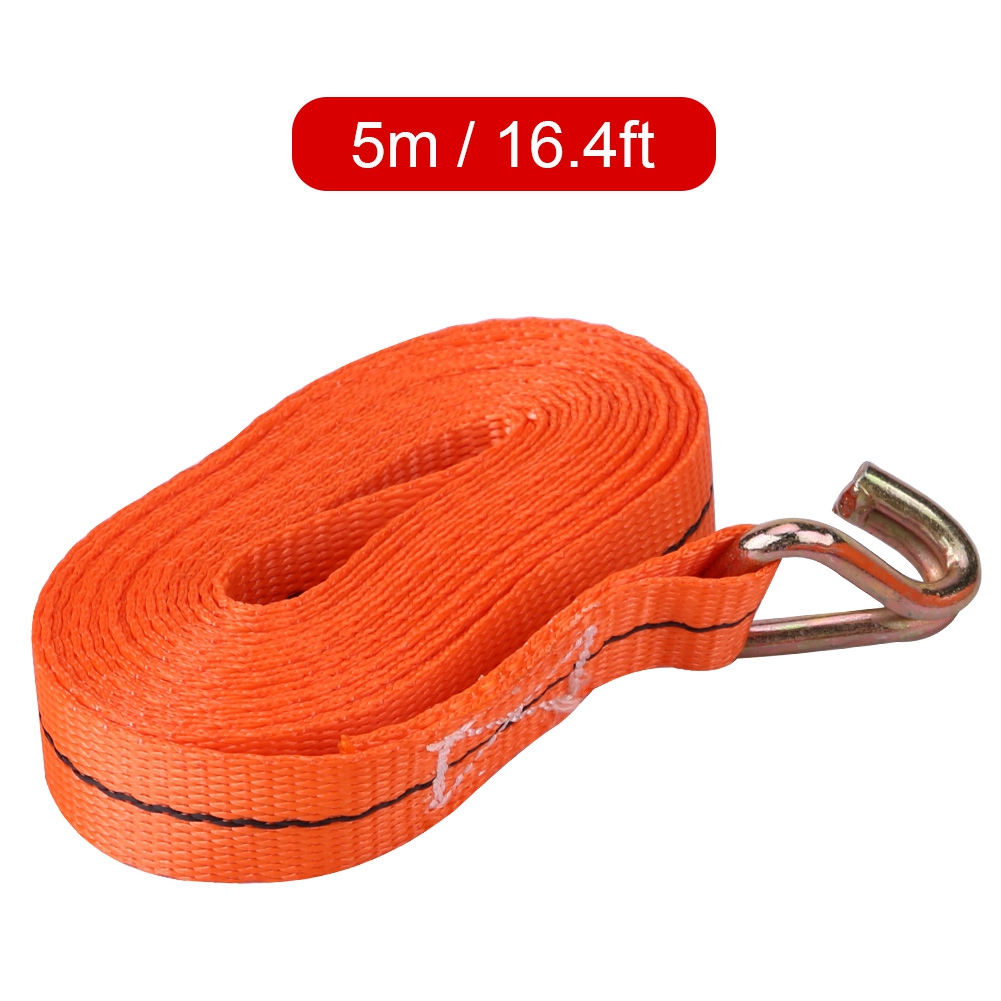 Heavy Duty Strap 5m/16.4ft Tie Down Lashing Strap Heavy Duty 1 Ton For