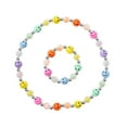 thumbnail image 5 of Claire's Rainbow Smiley Face Beaded Mixed Piece Jewelry Set, 2-Pack, Children's, 5 of 6