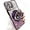 Purple, variant on for iPhone 16 Pro Max Case with Kickstand, [Compatible with Magsafe] Shockproof Glitter Makeup Mirror Ring Holder Camera Protector Bling Girly Cute Phone Cover for iPhone 16 Pro Max (Gold)