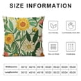 thumbnail image 5 of Qinduosi Throw Pillow Covers Inch Set of , Decorative Pastoral Pillow Cases for Living Room and Outdoor Sofa, Sunflower White, 5 of 5