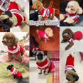 thumbnail image 2 of Abrigo para perros pequeños BRI Suéter navideño Rojo Verde Tamaño M, 2 of 5