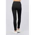 thumbnail image 4 of Women's Plus Size Waistband Mid Rise Stretch Ponte Pants, 4 of 4