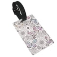 thumbnail image 3 of Daiia Vintage Butterflies Durable Luggage Tags with Secure Strap Travel ID Tags Suitcase ID Tags Bag Identification Tags - Easy Identification for Men and Women, 3 of 8