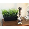 thumbnail image 2 of Natural Geo Élégant Vase de Table en Laiton Noir/or 11 Po, 2 of 5