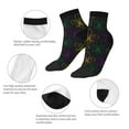thumbnail image 5 of Pofeuu Mardi Gras Carnival Print 30cm Socks, Adult Running Hiking Socks for Youth and Adult, 5 of 7
