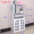 thumbnail image 1 of Bathroom Cabinet Corner Storage Shelf Rack Toilet Bath Sink Organizer Standing, 1 of 1