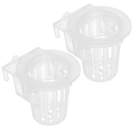 TOYMYTOY 2Pcs Hanging Aquarium Plant Pots Acrylic Baskets for Healthy Aquatic Plant Growth