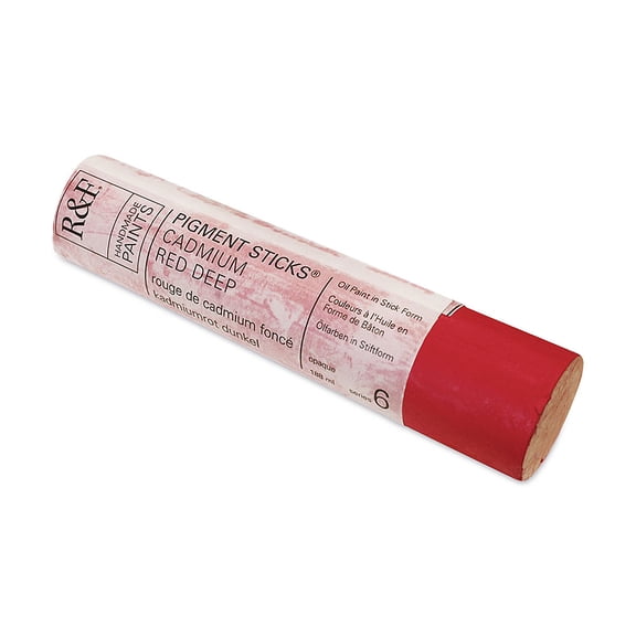 R&F Handmade Paints 2262 Oil Pigment Stick 188ml Cadmium Red Deep
