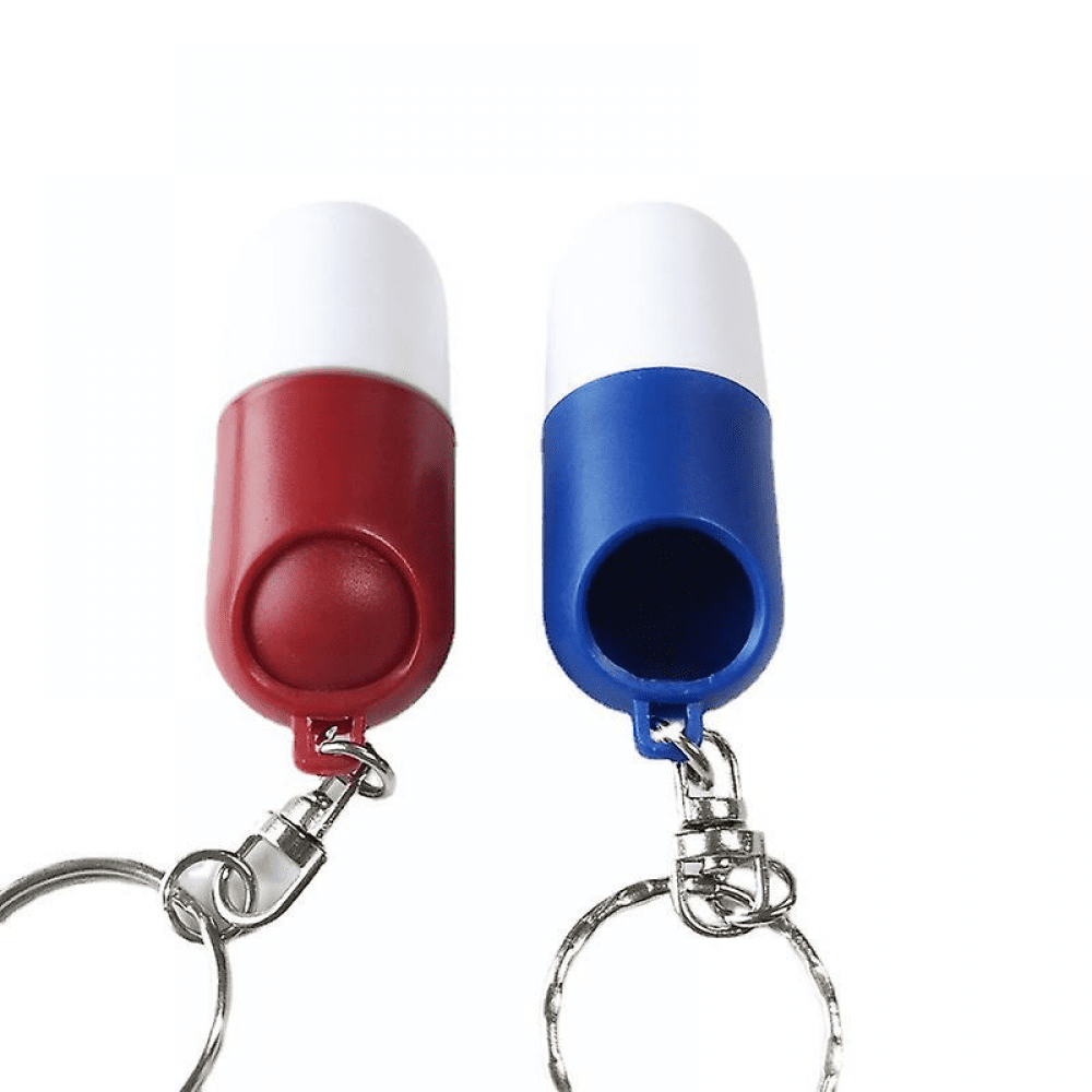 Capsule Pill Box Pill Pill Box Keychain Pill Box Mini Pill Box Plastic Pill Box Portable Pill Box(2pcs)