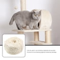 thumbnail image 3 of WASHWEPE 1 Roll of DIY Sisal Rope for Furniture Protection Hemp Beige, 3 of 5