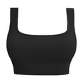 thumbnail image 1 of Cathalem Womens Tank Tops Loose Fit Ribbed Knit Casual Fitted Basic Shirts,Black L, 1 of 4