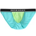 thumbnail image 2 of TANBOM Men's Bulge Enhancing Briefs Mesh Nylon Underwear Green XL 1-Pack, 2 of 6