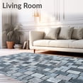 thumbnail image 2 of ODIKA 5'x7' Machine Washable Non-Slip Area Rug, Textured Stone High Traffic Rug, Gray, 67666, 2 of 7