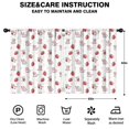 thumbnail image 2 of Blackout Kids Curtains,Pink Cow Strawberry Pattern Childrens Insulated Curtains Set Of 2,Bedroom Essentials,Toddler Room Decor 52x63in(132x160cm), 2 of 5
