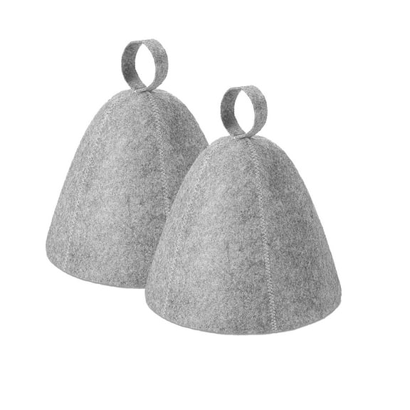 Ngardk 2 pack Wool Sauna Hat for Women and Men, Sauna Cap Protect Hair, Sauna Accessories
