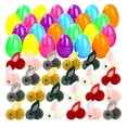 thumbnail image 2 of Dserhfy 12/24Pcs Prefilled Easter Eggs with Stuffed Bunny Mini Plastic Easter Eggs Filled with Plush Rabbit Toy Easter Basket Stuffers for Kids Boys Girls, 2 of 8