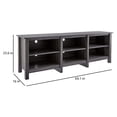 thumbnail image 4 of 70inch TV Stand Storage Media Console Entertainment Center,Charcoal, 4 of 4