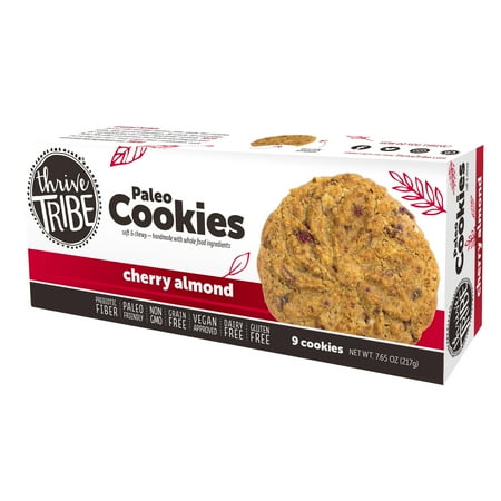 - Thrive Tribe Paleo Cookies Cherry Almond, 7.65 OZ