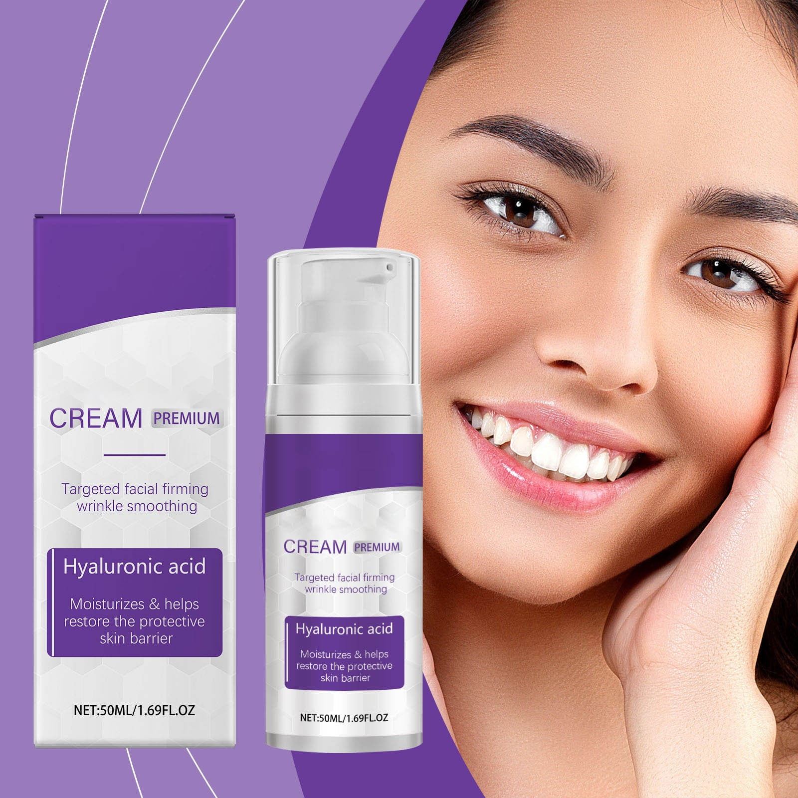 HHBEAUTY Instant Face Lift Cream, 2-Minute Temporary Skin