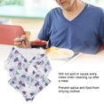 thumbnail image 4 of Elderly Eating Cloth, Skin Friendly Vinyl Cotton Adult Bib  For Home, 4 of 8