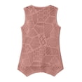thumbnail image 3 of WDDDD Women's Sleeveless Mesh Layered Vest with Decorative Buttons Rose Gold M, 3 of 6