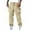 3#Khaki, variant on Ftwytp Mens Cargo Outdoor Trousers Casual Jogger Work Pants Regular Fit Drawstring Elastic Waist Sweatpants Sports Bottoms with Pockets