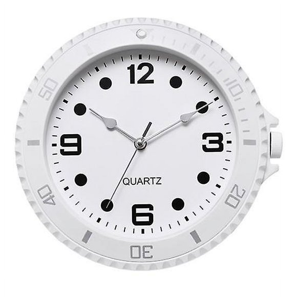 Wall Clock Silent Non-ticking Clock Precise Timing Battery Operated Clock for Home Office Decorationwhite
