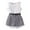 A154-White, variant on Ccpelsie Toddler Girl Clothes Sets Little Kids Floral Sleeve Tops Shorts Cute Summer Outfits Clothing Set(White,12-18 Months)