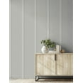 thumbnail image 2 of NextWall Harbor Grey Faux Board & Batten Peel and Stick Wallpaper, 2 of 13