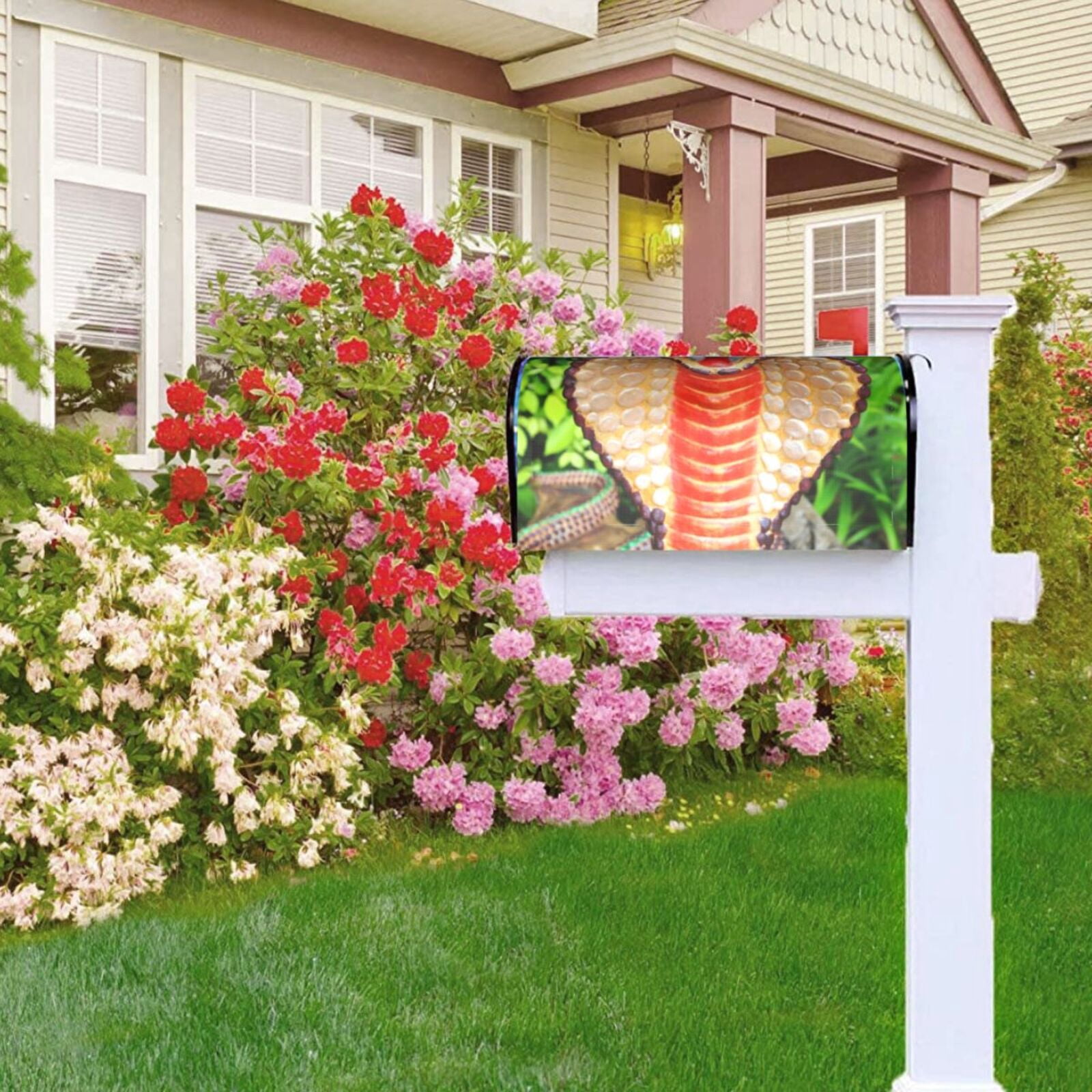 Kdxio Magnetic Mailbox Cover 21x18 in Mailbox Cover Outdoor Decoration Holiday Mailbox Covers for Home Garden Yard-21x18 in