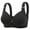 Black, variant on Hfnxid Women Bras Under $ 5.00,Woman's Embroidered Glossy Comfortable Breathable Bra Underwear No Rims