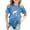 1-Blue964, variant on Tee Shirt for Little Girls Cute Shark Graphic Short Sleeve Crew Neck Ocean Animal Print T-Shirt Soft Summer Pullover Top