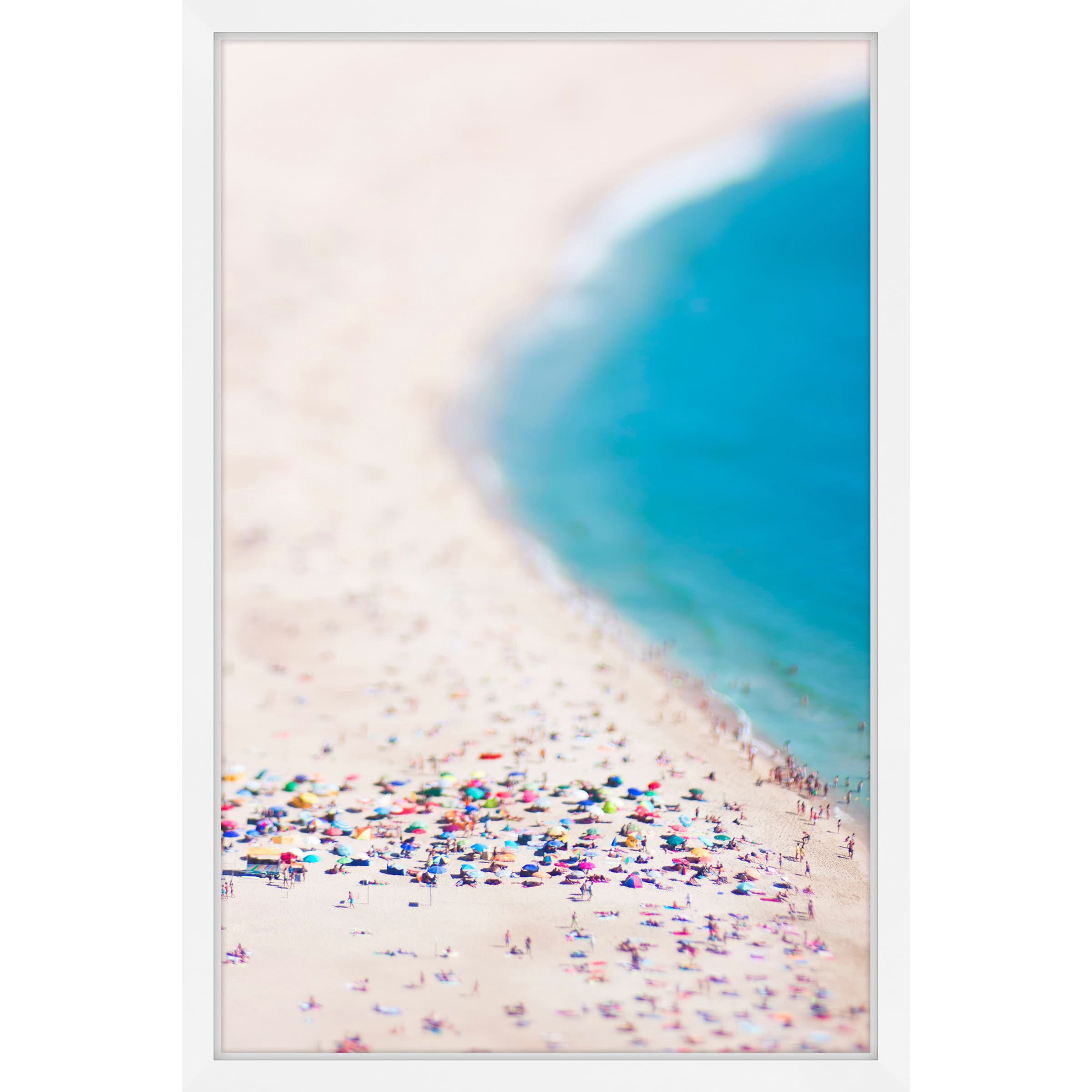 Marmont Hill "Party on the Beach" by Ingrid Beddoes Framed Painting Print