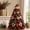 A, variant on DIY Handmade Quilted Fabric Christmas Tree Decor,Patchwork Cloth Mini Xmas Tree with Plush Topper,Rustic Farmhouse Tabletop Ornament for Holiday Dining Mantel Home Christmas Decoration