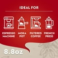 thumbnail image 3 of Lavazza Qualità Rossa Ground Coffee, Medium Roast, Arabica and Robusta Blend, 8.8 oz Bag, 3 of 8