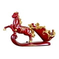thumbnail image 3 of Soporte para botellas, estatua de caballo, soporte para champán, estante de exhibición moderno, estante individual para botellas para encimera, , Rojo, 3 of 8