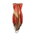 thumbnail image 1 of Peach Couture Châle Jacquard Cachemire Réversible Ravissant pour Femme Pashmina, 1 of 1