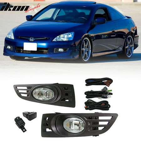 Compatible With 03 05 Honda Accord 2door Coupe Jdm Clear