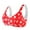 Red, variant on KHONTS Daisy Push up Senior Bras Full Coverage Front Closure Graphic Printed Bra Soft Breathable Comfy Snap Bralettes for Women Red 44