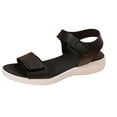 thumbnail image 2 of Summer Women's Comfortable Walking Sports Slides Sandals Casual Lightweight Non Slip Shoes Breathable Soft Wedges Open Toe Orthopedic Arch Support Ankle Strap Beach Sandals, 2 of 7