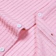 thumbnail image 4 of JTieacloth Button Up Dress Shirt with Pocket Men's Casual Short Sleeve Striped Shirt With Open Collar And Loose Fit For Summer Wear Wrinkle Durable And Easy Care Design Pink, 4 of 6
