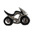 thumbnail image 3 of Rongfmy Motorcycle Ceramic Statue Crafts Modern Table for Decoration Bedroom Cabinet black, 3 of 9