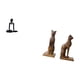 thumbnail image 5 of Escultura de pensador abstracto, figura decorativa, estatua para dormitorio, estantería, armario, chimenea, sujetalibros de gato, soporte decorativo d, 5 of 8