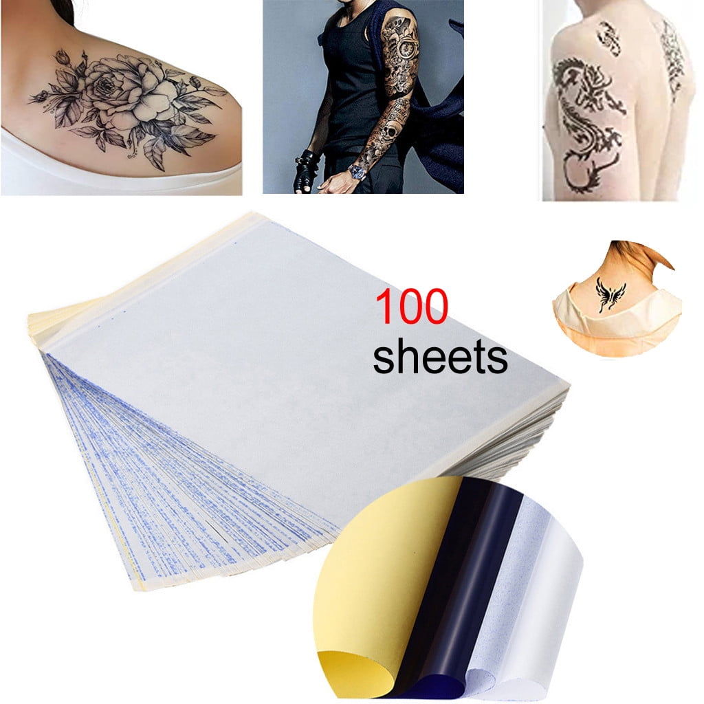 HTVRONT Tattoo Transfer Paper Kit: 40 Sheets Stencil Transfer