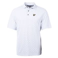 thumbnail image 2 of Men's Cutter & Buck White West Virginia Mountaineers Virtue Eco Pique Tile Recycled Polo, 2 of 3