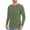 ZA-Army Green-sun protection shirts, variant on Men's Sun Shirts Long Sleeve Sun Protection Shirt for Summer Outdoor Crew Neck Solid Basic Tees Loose Fit Top for Dailywear