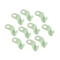 thumbnail image 3 of Billuyoard 10x Heavy Duty Closet Cabinet Space Savers Hangers for Pants Caps Coats  Almacenamiento y organización del hogar Verde 5x2 cm, 3 of 6