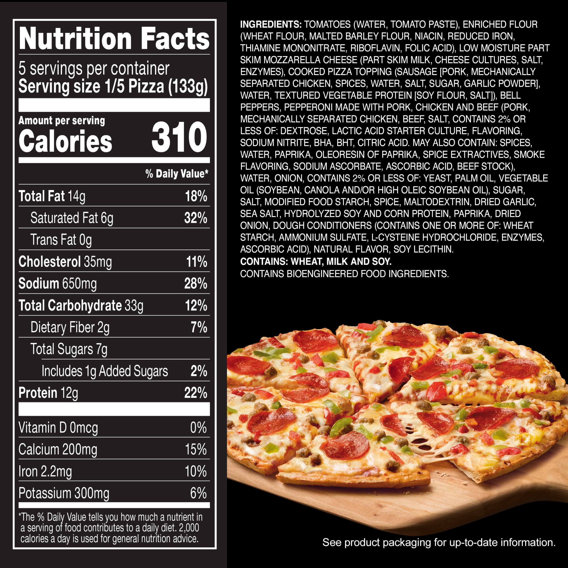 Red Baron Supreme Classic Crust Frozen Pizza, 23.46 oz