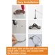 thumbnail image 5 of Correas de seguridad para muebles, kit de anclajes para muebles antivuelco, 12 paquetes de anclajes de pared de seguridad resistentes para bebés y mascotas, para gabinete, tocador, estantería de 42 m, 5 of 5